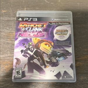 Sony PS3 Game - Ratchet & Clank: Into the Nexus - Purple Cover